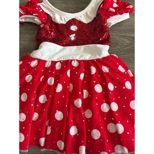 A Wish Come True Red Polka Dot Sequin Dance Costume Dress XSC 23064 Bowtique